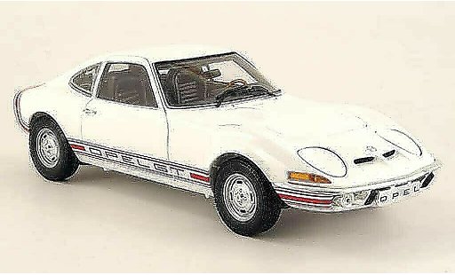 Opel GT Base 1/18 Minichamps 1900 wit 1970 modelauto