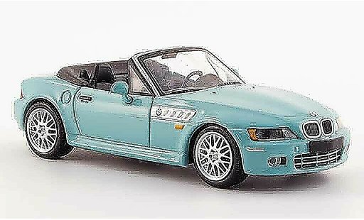 Bmw Z3 roadster 1/43 Minichamps turquoise 1999 modelauto