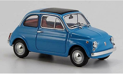 Fiat 500 B 1/43 Minichamps blauw 1965 modelauto
