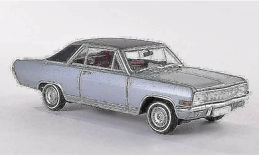 Opel Diplomat A Coupe 1/43 Minichamps A V8 grijs/zwart 1965 modelauto