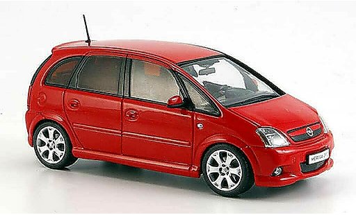 Opel Meriva OPC 1/43 Minichamps rood 2006 modelauto