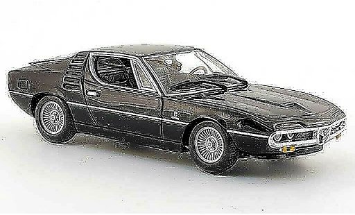 Alfa Romeo Montreal gt 1/43 Minichamps zwart 1972 modelauto