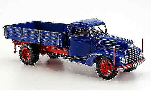 Ford FK FK 3500 1/43 Minichamps Kipper blauw rood 1951 modelauto