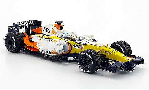 Renault F1 2008 1/43 Minichamps r 27 f 1 team alonso test jerez 15. januar 2008 modelauto