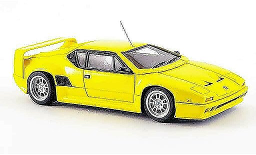 De Tomaso Pantera 200 1/43 Spark geel 1992 modelauto