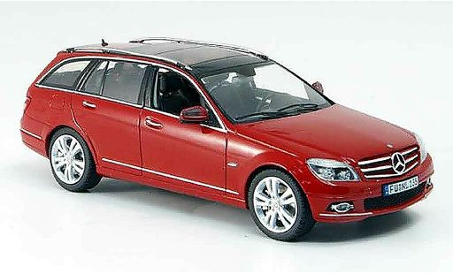 Mercedes Classe C T-Modell 1/43 Schuco T Modell Avantgarde rood modelauto