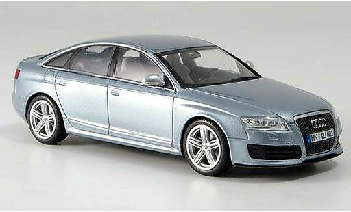 Audi RS6 avant 1/43 Minichamps grijs grijs 2008 modelauto