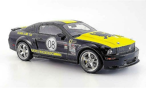 Shelby GT Terlingua 1/18 Shelby Collectibles no.07 zwart geel race version 2008 modelauto