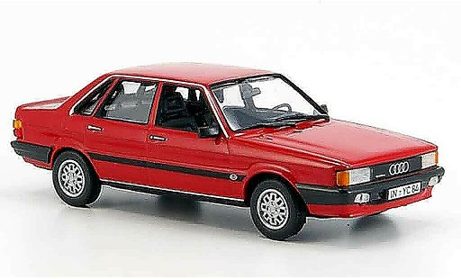 Audi 80 quattro berline 1/43 Norev rood 1985 modelauto