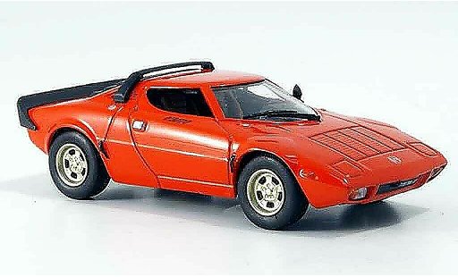 Lancia Stratos HF 1/43 Norev stradale rood 1973 modelauto
