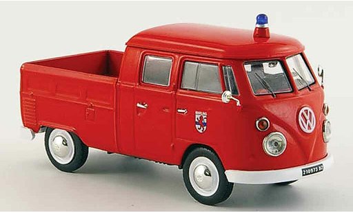Volkswagen Combi Base 1/43 Norev t 1 doppelkabine pompier 1961 modelauto