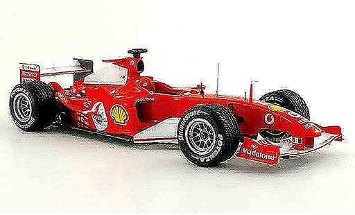 Ferrari F1 F2004 1/18 Hot Wheels Elite m. schumacher no.2 gp belgien modelauto