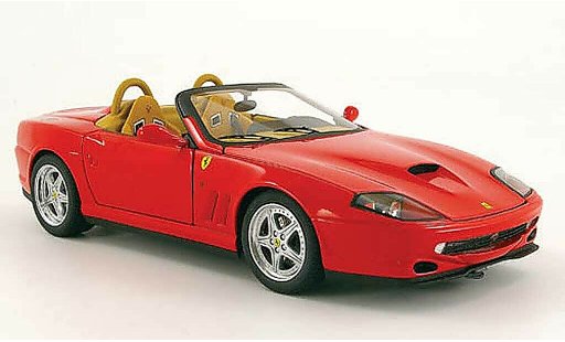 Ferrari 550 Barchetta 1/18 Hot Wheels Elite pininfarina rood modelauto