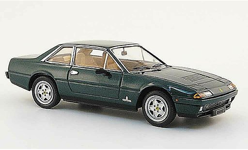 Ferrari 412 Coupe 1/43 Hot Wheels Elite groen 1985 modelauto