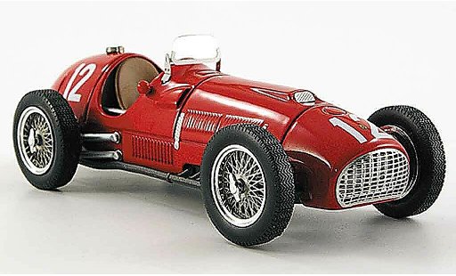 Ferrari 375 F1 1/43 Hot Wheels Elite no.12 gonzalez winnaar gp grijsstone 1951 modelauto