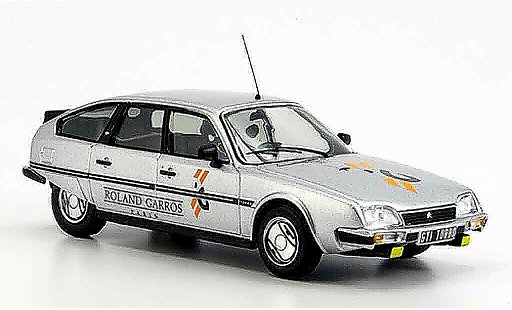 Citroen CX Berline 1/43 IXO grijs metallic roland garros 1985 modelauto