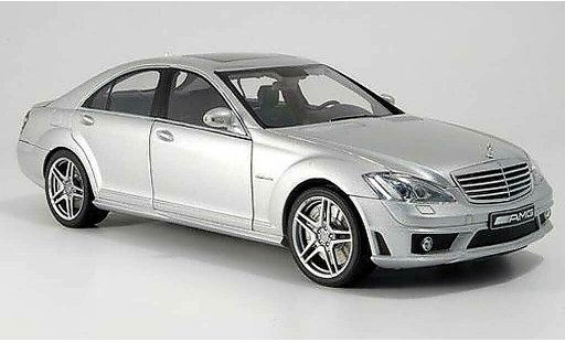 Mercedes Classe S 63 1/18 Autoart amg grijs avec ledersitzen modelauto