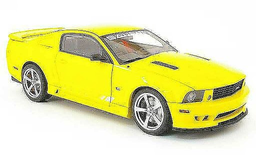 Saleen S281 E 1/18 Autoart s281 extreme geel modelauto