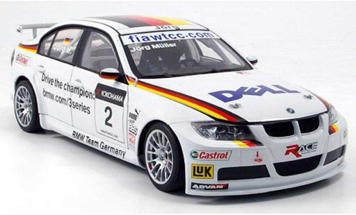 Bmw 320 WTCC 1/18 Autoart E90 si no.2 team germany j.muller 2007 modelauto