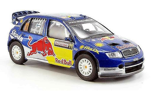 Skoda Fabia WRC 1/43 Abrex evo ii red bull ii modelauto