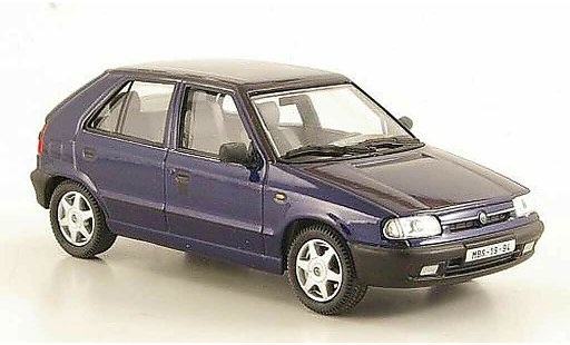 Skoda Felicia Base 1/43 Abrex blauw 1994 modelauto