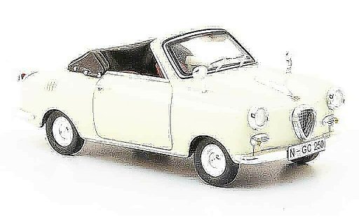 Goggomobil TS Cabriolet 1/43 Premium Cls 250 beige modelauto