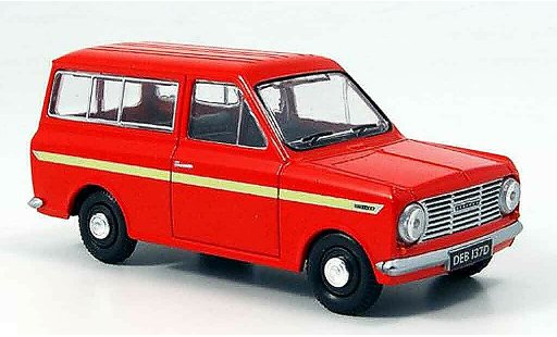 Bedford HA minibus 1/43 Oxford Beagle oranje Kombibus modelauto