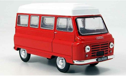 Austin J2 utilitaire 1/43 Oxford High Top rood wit Hochdakbus modelauto