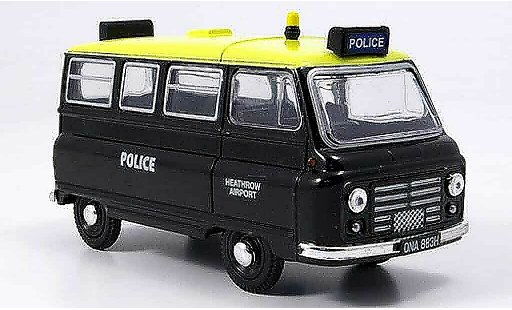 Austin J2 police 1/43 Oxford Bus politie Heathrow Airport Politie modelauto