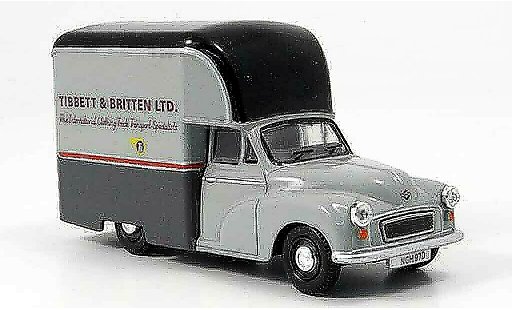 Morris Minor Van 1/43 Oxford Gown Tibbett & Britten Ltd. Hochdakbestelwagen modelauto