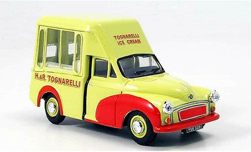 Morris Minor Van 1/43 Oxford Tognarelli Ice Cream Hochdak Eiswagen modelauto