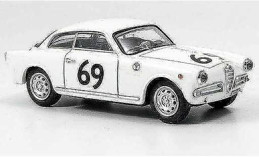 Alfa Romeo Giulietta berlina 1/43 Bang Sprint veloce no.69 peroglio zeltweg 1957 modelauto