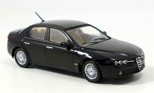 Alfa Romeo 159 berlina 1/43 M4 zwart b quality 2005 modelauto