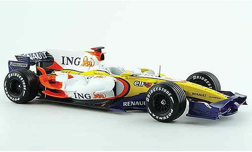 Renault F1 2008 1/18 Norev r28 f1 team f.alonso modelauto