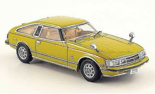 Toyota Celica Base 1/43 Norev geel 1978 modelauto