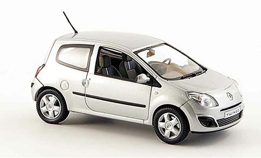 Renault Twingo Base 1/43 Norev grijs 2007 modelauto