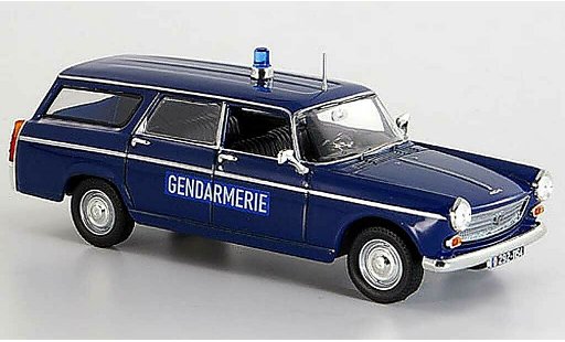 Peugeot 404 Break 1/43 Norev Stationwagen Gendarmerie Politie 1969 modelauto