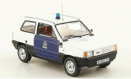 Seat Panda Base 1/43 Norev guardia urbana politie barcelona 1981 modelauto