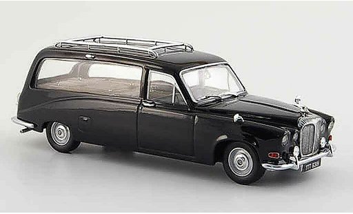Daimler DS 420 corbillard 1/43 Oxford Hearse zwart Leichenwagen modelauto