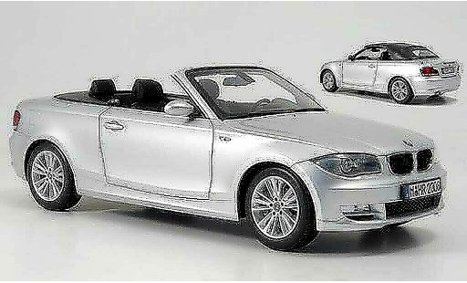 Bmw 118 E88 1/18 Kyosho i cabriolet grijs modelauto