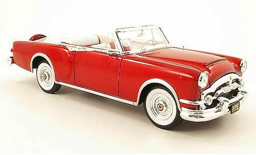 Packard Caribbean Base 1/18 Yat Ming rood decapotee 1953 modelauto
