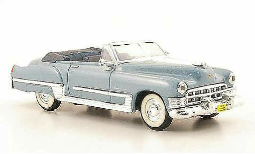 Cadillac Deville Coupe 1/43 Yat Ming 1949 grijs blauw modelauto