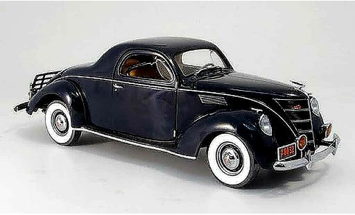 Lincoln Zephyr Base 1/18 Ertl blauw 1937 modelauto