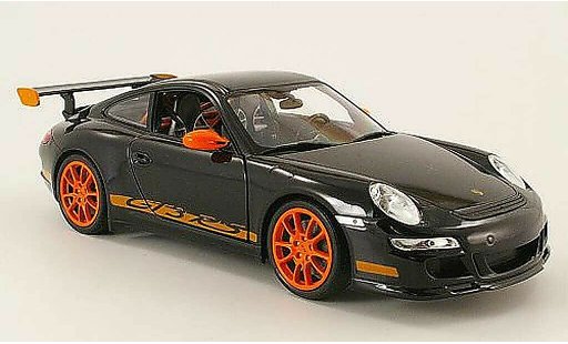 Porsche 911 GT3 RS 1/18 Welly zwart modelauto