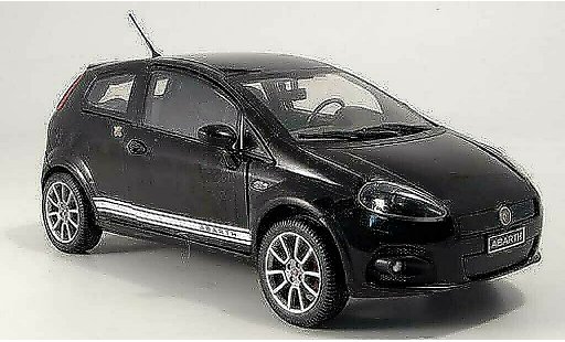 Fiat Grande Punto Abarth esseesse 1/18 Mondo Motors ss zwart modelauto