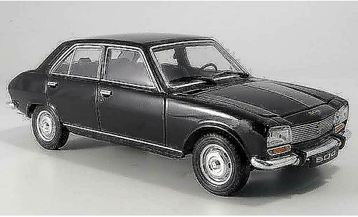 Peugeot 504 Berline 1/18 Welly Sedan zwart 1975 modelauto