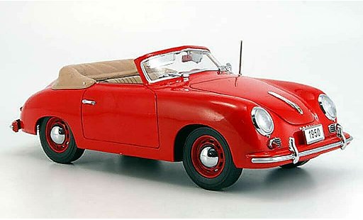 Porsche 356 1950 1/18 Signature cabriolet rood (premium) modelauto