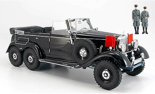 Mercedes G4 Base 1/18 Signature zwart (Premium) 1938 modelauto