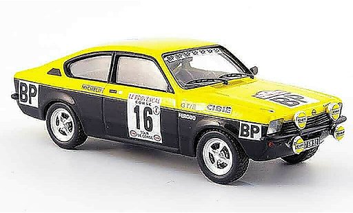 Opel Kadett GT 1/43 Trofeu e no.16 bp tour de corse 1975 modelauto
