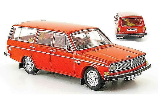 Volvo 145 Base 1/43 Neo rood oranje 1971 modelauto